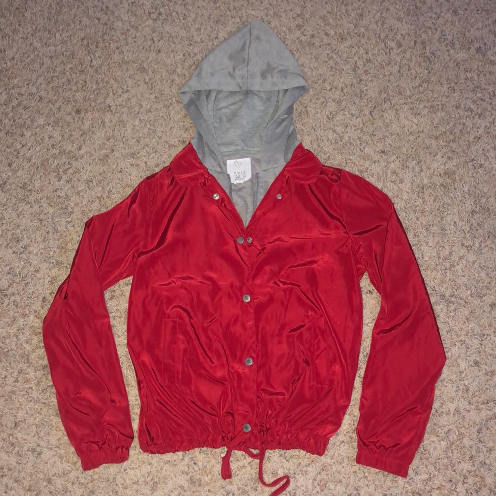 Red and Grey jacket